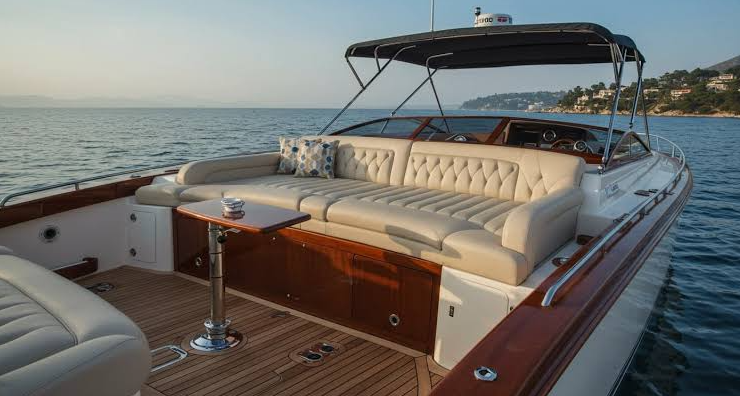 reupholstering a boat